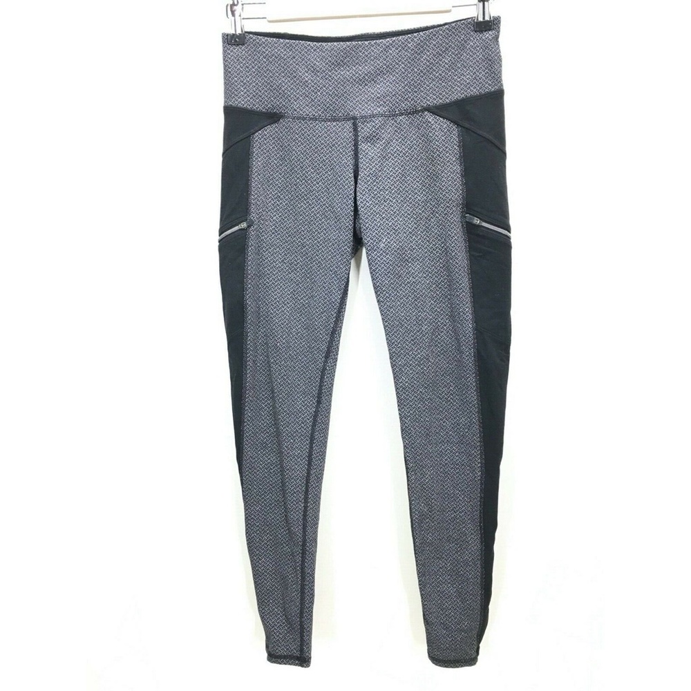 Athleta Criss Cross Drifter Leggings | Black Gray | Small